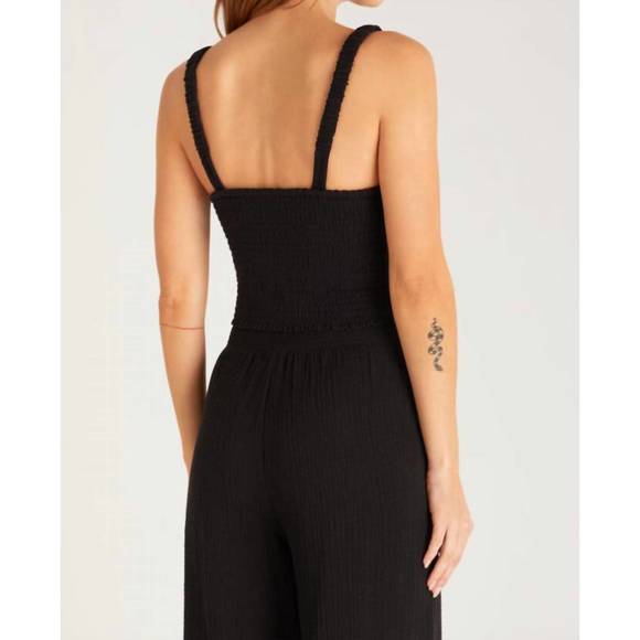 NEW Z SUPPLY cambria gauze top in black - Picture 3 of 3